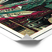  reis over de hele wereld poster (Hoek)