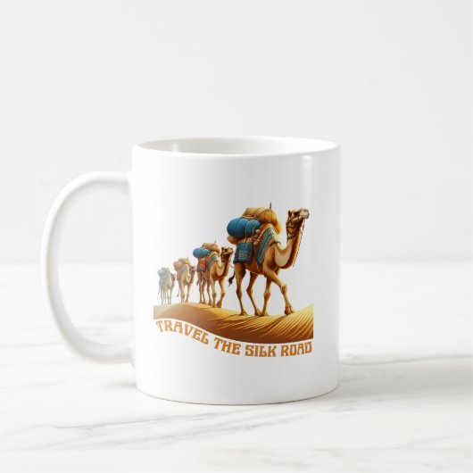 Reis over de Zijderoute Koffiemok (Links)