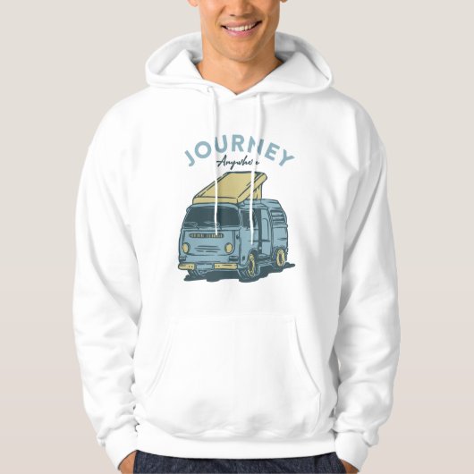 Reis overal naartoe hoodie (Voorkant)