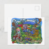 Reis per tram. briefkaart (Voorkant / Achterkant)