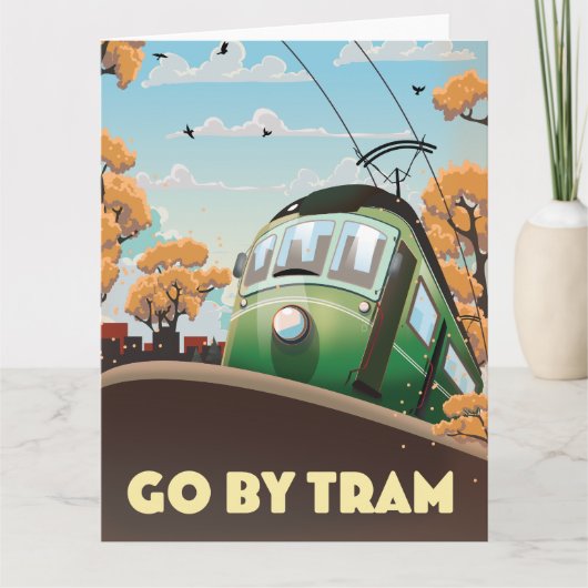 Reis per Tram Kaart (Voorkant)