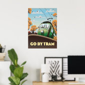 Reis per Tram Poster (Thuiskantoor)