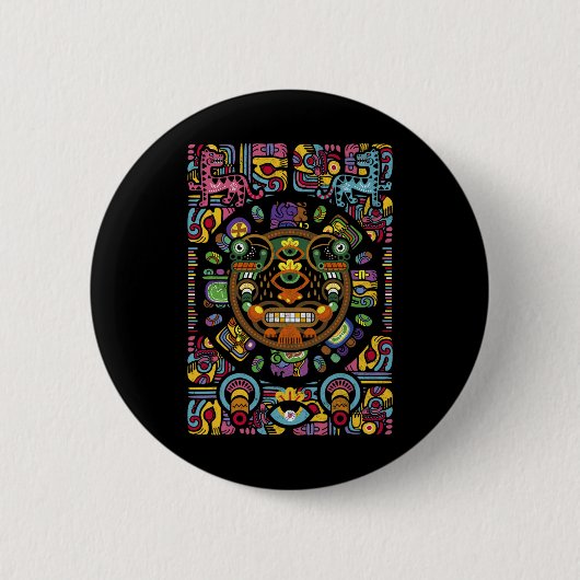 Reis Peru Lima Machu Picchu Cusco Vakantie Souve Ronde Button 5,7 Cm (Voorkant)
