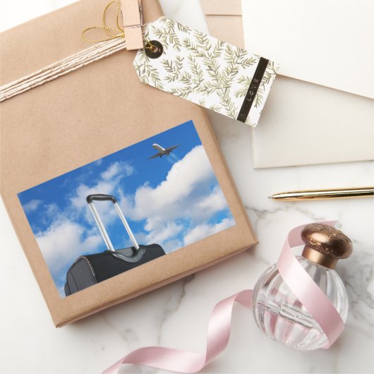 Reis Rechthoekige Sticker (Geschenken)