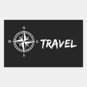 Reis Rechthoekige Sticker (Voorkant)