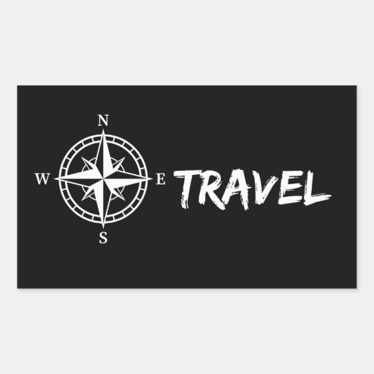 Reis Rechthoekige Sticker (Voorkant)