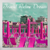 Reis Relax Dream Beach Chairs Poster (Voorkant)