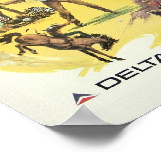 Reis Retro Arizona adverteren vintage Poster (Hoek)