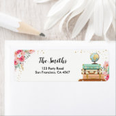 Reis Return Address Label Miss to Mrs Adventure (Insitu)