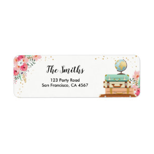 Reis Return Address Label Miss to Mrs Adventure
