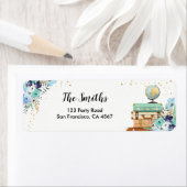 Reis Return Address Label Miss to Mrs Adventure (Insitu)