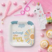 Reis rond de Sun Party Borden Papieren Bordje (Feest)