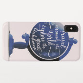 Reis rond de wereld Ontdek het grote onbekende Case-Mate iPhone Case (Achterkant (horizontaal))