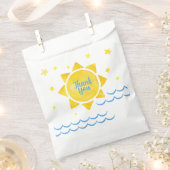 Reis rond de zon Verjaardag gunstzak Bedankzakje (Geknipt)