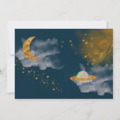 Reis rond het sterrenstelsel verjaardag in de ruim kaart (Achterkant)