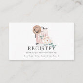 Reis Roze Koffer Bruidschat Registry Informatiekaartje (Voorkant)