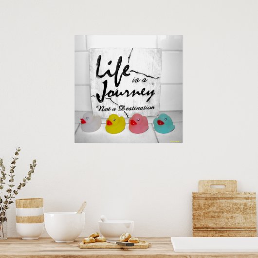 "Reis" Rubber Duck Poster (Keuken)