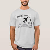 Reis Shirt naar Cancun (Voorkant)