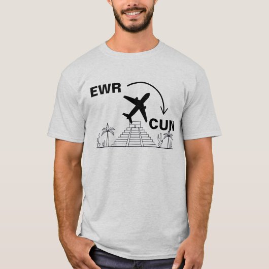 Reis Shirt naar Cancun (Voorkant)