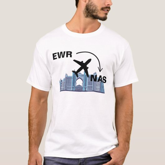 Reis Shirt naar Nassau Bahamas (Voorkant)
