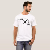 Reis Shirt naar NYC (Voorkant volledig)