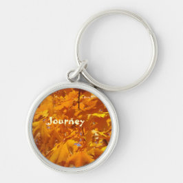 Reis sleutelhangers Gouden Oranje Bladeren Herfst