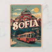 Reis Sofia, Bulgarije vintage cadeaus en souvenirs Briefkaart (Voorkant)