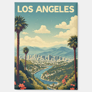 Reis souvenir cadeau uit Los Angeles California Magneet