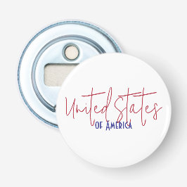Reis souvenir cadeau Verenigde Staten van Amerika Button Flesopener