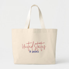 Reis souvenir cadeau Verenigde Staten van Amerika Grote Tote Bag
