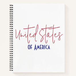 Reis souvenir cadeau Verenigde Staten van Amerika Notitieboek
