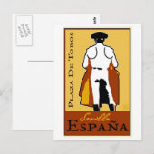 Reis Spanje Briefkaart (Voorkant / Achterkant)