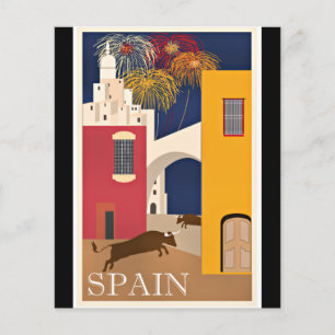 Reis Spanje, oud poster Briefkaart