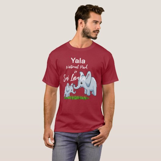 Reis Sri Lanka T-shirt (Voorkant volledig)
