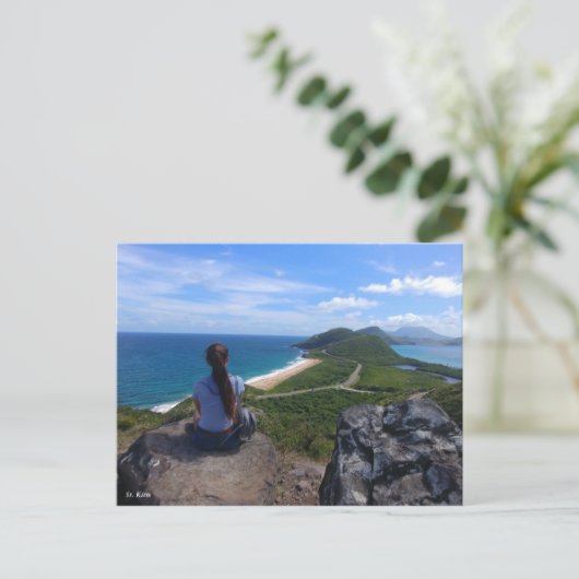 Reis St. Kitts Briefkaart (Staand voorkant)