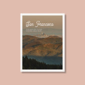 Reis Stad Naam Vintage Script Foto Wit Briefkaart