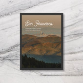 Reis Stad Naam Vintage Script Foto Zwart Briefkaart