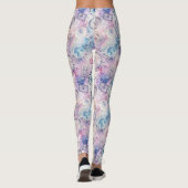 Reis-stempelpatroon uit de oude wereld (4) leggings (Achterkant)
