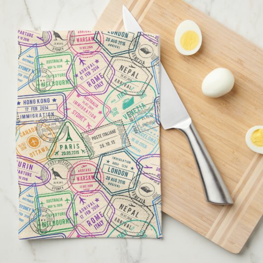 Reis Stempels Theedoek (Quarter Fold)
