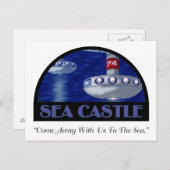 Reis stickers briefkaart (Voorkant / Achterkant)