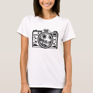 Reis Strand Fotografie Camera T-shirt