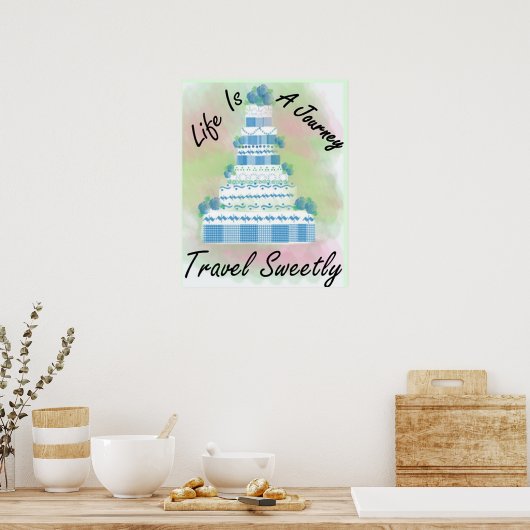 Reis Sweetly Poster (Keuken)