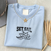 Reis T-shirt met vintage boot