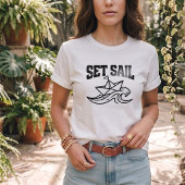 Reis T-shirt met vintage boot