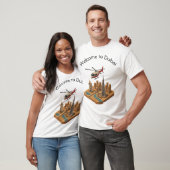 Reis T-shirt ontwerp getiteld: Welkom in Dubai (Unisex)