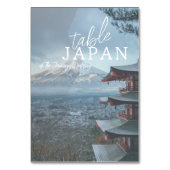 Reis Tafel Naamkaartjes Kaart (Achterkant)