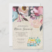 Reis Thema Baby Shower Uitnodiging (Voorkant)