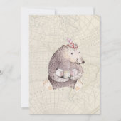 Reis Thema Baby Shower Uitnodiging (Achterkant)