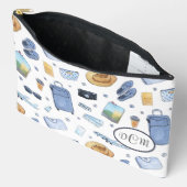 Reis thema patroon accessoire zakje etui (Open)