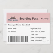 Reis-thema zwangerschapsaankondiging (neutraal) aankondiging (Voorkant)